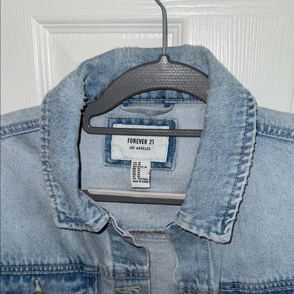 Forever 21 Light Blue Denim Jacket - Picture 4 of 7